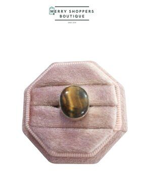 Sterling Silver Tigers Eye Ring